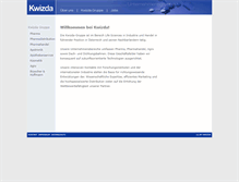 Tablet Screenshot of kwizda.at